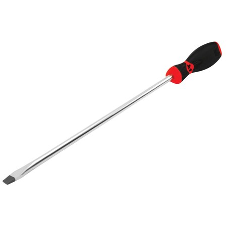Perform Tool Screwdriver Slotted; 3/8 In; 10 In Length; Chrome Vanadium Steel; With Magnetic Tip W30993