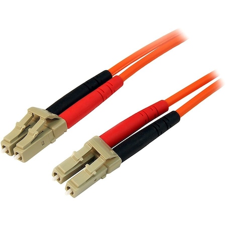 Startech.Com 2m Fiber Optic Cable - Multimode Duplex 50/125 - LSZH Fiber Jumper Cord - LC/LC 50FIBLCLC2