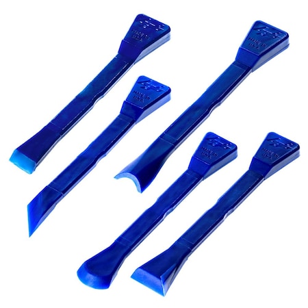 Bojo Tools 5-Piece Plastic Scraper Tool Kit - Medium Duty. ATH-SUK-UNGL