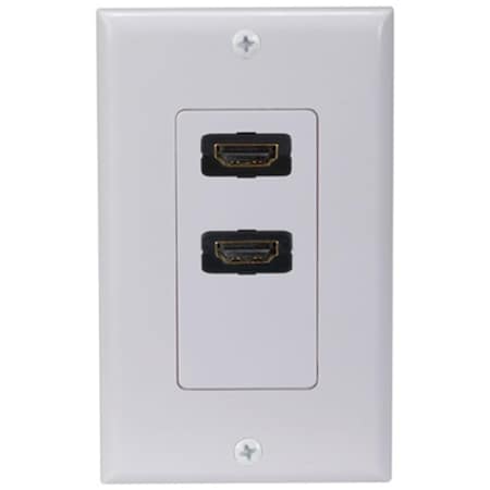 Maxpower DH201R HDMI Dual Wall Plate MA571514