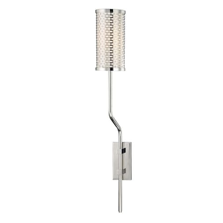 Hudson Valley Lighting Hugo 1 Light Wall Sconce 3.5 In. Polished Nickel 3921-PN