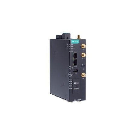 Moxa Arm Cortex-A53 quad-core 1.6 GHz Industrial Computer with 4 serial, 2 LAN, 2 CAN, UC-4434A-I-T