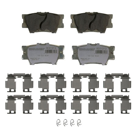 Wagner Brake OEX Rear Disc Brake Pad Set Premium Ceramic,  OEX1212
