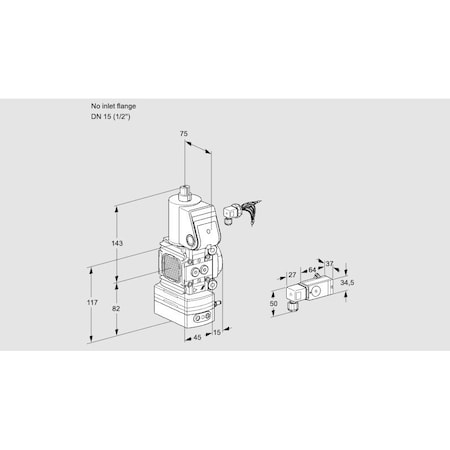 Honeywell Kromschroder VAD1-/15R/NW-50B KS88028988