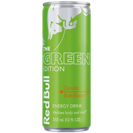 Red Bull Green Edition Curuba Elderflower Berry Energy Drink 12 oz RB245979