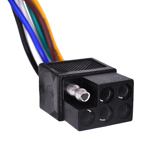 Auveco 6 Way Female Trailer Connector, 5PK 11435