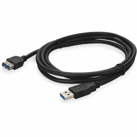 Add-On 2M USB 3.0 A MALE TO MALE BLACK CABL USB3EXTAA2MMF