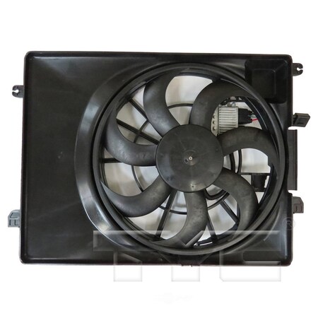 Tyc Dual Radiator And Condenser Fan Assembly 624620