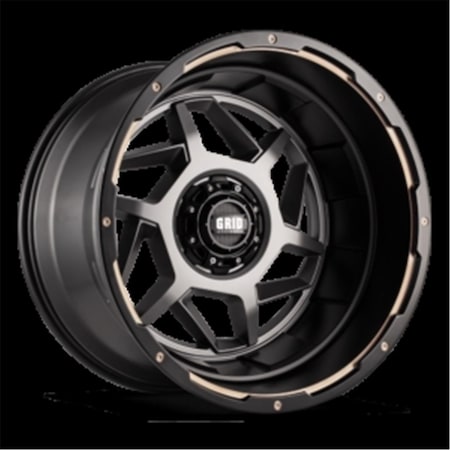Hard Top D2212237A4 22 x 12 GD14 - 44 mm Offset 6 x 135 Anthracite with Black Lip Wheel HA1577919