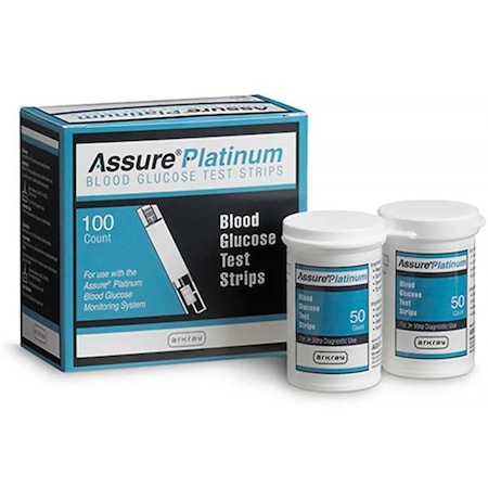 Assure Platinum Blood Glucose Test Strips, 600PK 500100