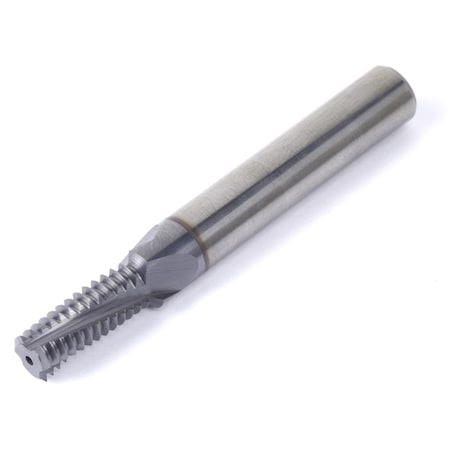 Vardex Thread Mill Solid Carbide HeliCool IN 13 TPI UN, Shank Dia. 1/2 in, Cutting Dia. 0.407 104-00263