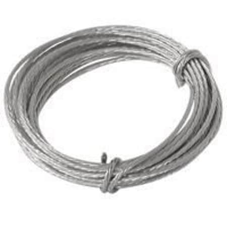 Ook Mirror Hanging Cord, 20 lb, Stainless Steel 50165