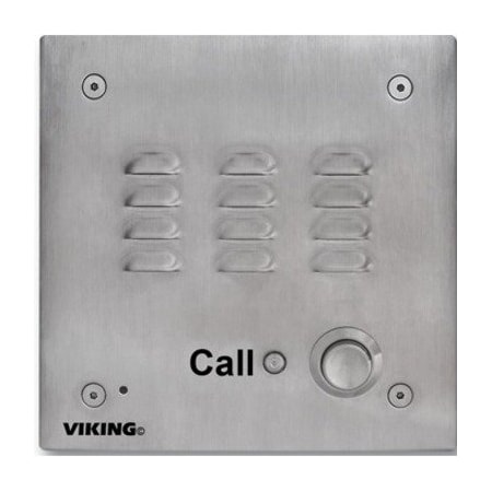 Viking Electronics VoIP Entry Phone Stainless Steel with EWP E-30-IP-EWP