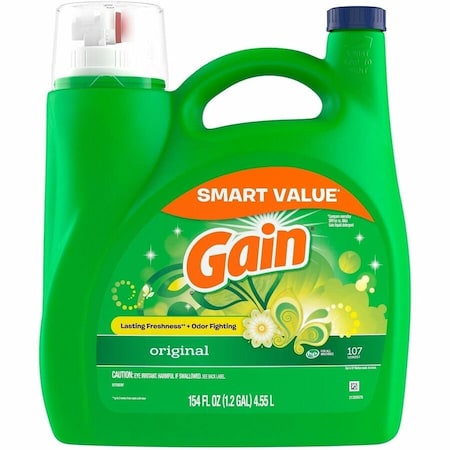 Gain Cleaners & Detergents, 154 oz Bottle, Liquid, Gain Original 77273