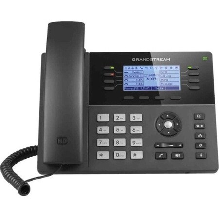Grandstream IP Telephone 8 Lines 4 SIP Acc Accounts, b/w, PoE, gigabit port, 32 BLF GXP1782