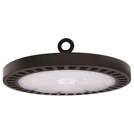 Sunlite LED 200W 400W= 28000 Lmn 5000K Dimmable Black 120-277V IP65 Commercial UFO High Bay Light Fixture 89782-SU