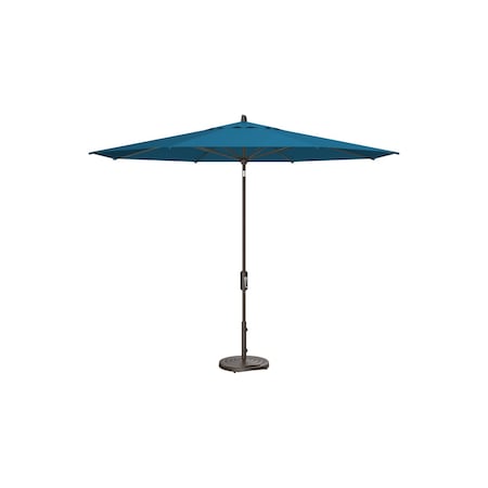 Treasure Garden 11 ft Patio Umbella, aluminum, fiberglass ribs, outdoor, Peacock UM841-00 7943 Peacock