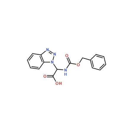 Ak Scientific 2-(1H-Benzo[d][1, 2, 3]triazol-1-yl)-2-(((benzyloxy)carbonyl)amino)acetic acid (1g), CAS 124676-19-3 4695AA-1g