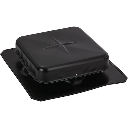 Airvent Airhawk 50'' Black Aluminum Square Roof Vent 85154