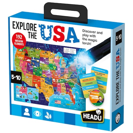 Headu Explore the USA Puzzle Game MU57939