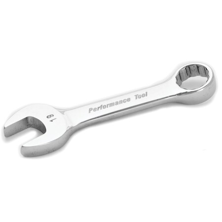 Performance Tool 19 mm Stubby Combination Wrench W30619