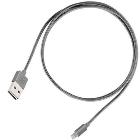 Dynamicfunction Reversible USB-A to Lightning Cable - Charcoal DY688803