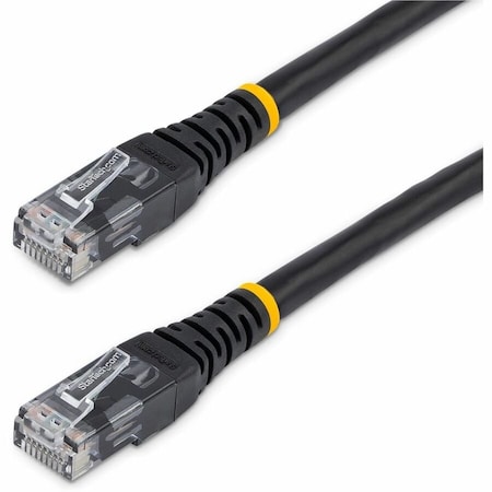 Startech.Com 10ft CAT6 Ethernet Cable Black Cat 6 PoE C6PATCH10BK
