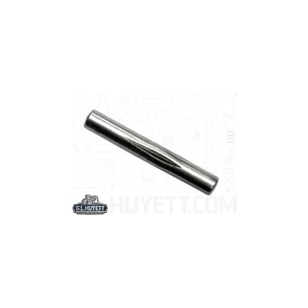 Huyett Type U Grooved Pin, 300 Stainless Steel, 0.312 in Dia x 0.310 in Small End Dia x 2.250 in Length GPS-0312-2250-U