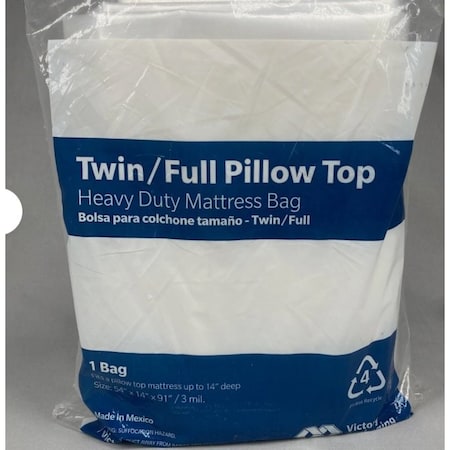 Smurfit Westrock Packaging Solutions Twin/Full Mattress Bag, 3mil 1399385