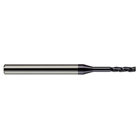 Harvey Tool Miniature End Mill-4 Flute-Square, 690647-C3, AlTiN, 3/64" Cutter Diameter, 1/4" Length of Cut 690647-C3