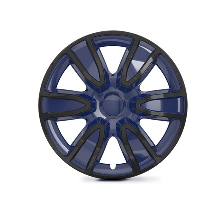 Altertrim 15 in Univ Hubcaps for steel whls, Snap-On, (Blk & Blue Lacq), 4PK CHB-5087-BBB-15