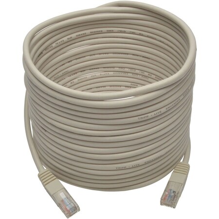 Tripp Lite 25FT CAT5E / CAT5 350MHZ MOLDED PATCH CABLE RJ45 M/M WHITE 25FT N002-025-WH