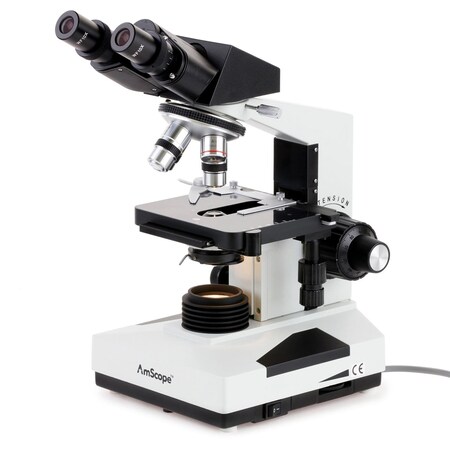 Amscope 40X-2000X Binocular Compound Microscope B490B