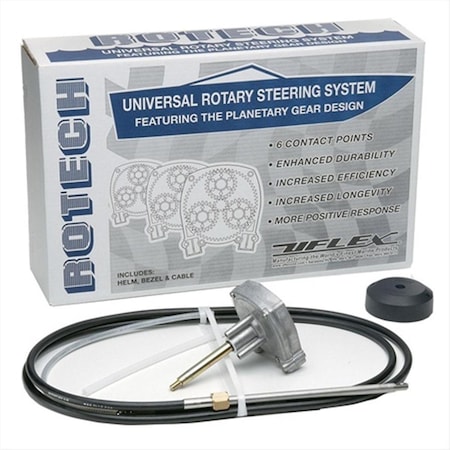 Uflex Usa 702755019374 10 Ft. Rotech Steering Pack Includes Cable Bezel Helm PV1794440