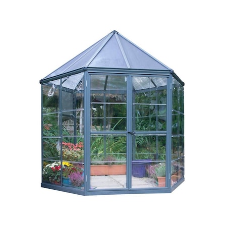 Palram - Canopia  Oasis Hex Greenhouse - 7 x 8 ft. HG6000