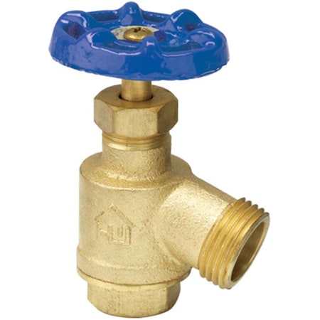 Gourmetgalley VGRBNOB3B Brass Bent Garden Valve - 0.5 in. GO567385