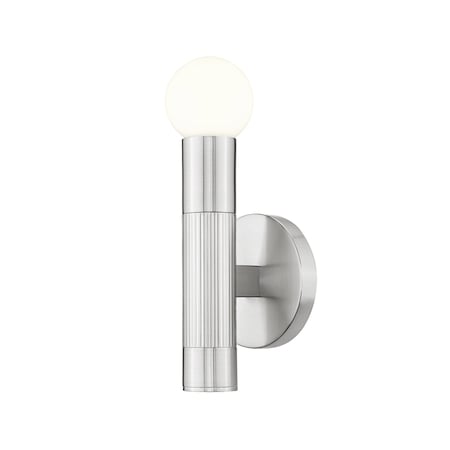 Z-Lite Stari 1-Light Wall Sconce, 5 in W, Brushed Nickel 1956-1S-BN