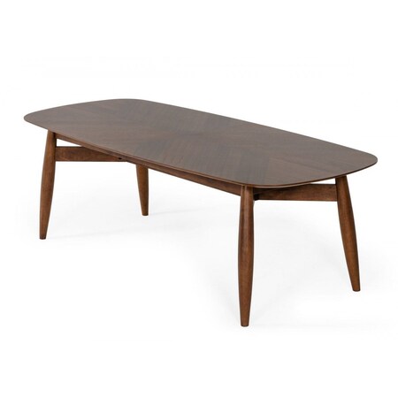 Homeroots 95" Brown Solid Wood Dining Table 486020