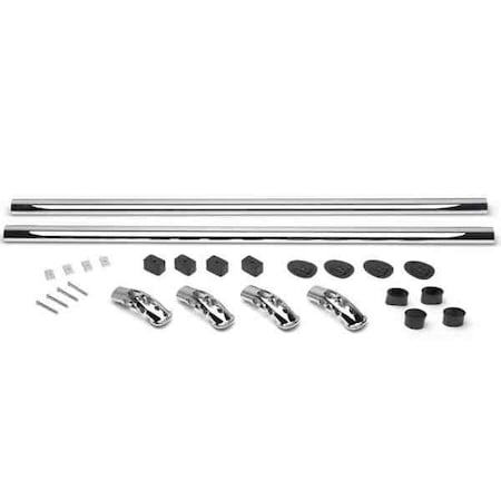 Putco Bed Rails, Direct-Fit; Stake Pocket Mount; Polished; Stainless Steel; Built In Tie Down Anchor; Not 89858