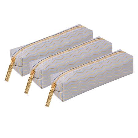 Pukka Pads Pencil Case, Haze, Blue, 3PK 9981(BE)-HZE