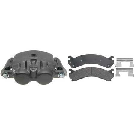 Acdelco CALIPER RR BRK (W/BRK PADS) (REMANUFACTURED), Disc Brake Caliper, 18R2007