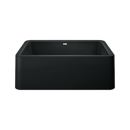 Blanco Ikon 30" Apron Single Bowl, Coal Black 402576