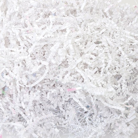 Nashville Wraps White Radiance Crinkle Cut Shredded Paper, 10 lb Box ZF10WI