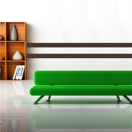 Borders Unlimited Chocolate Simple Stripes BO38505