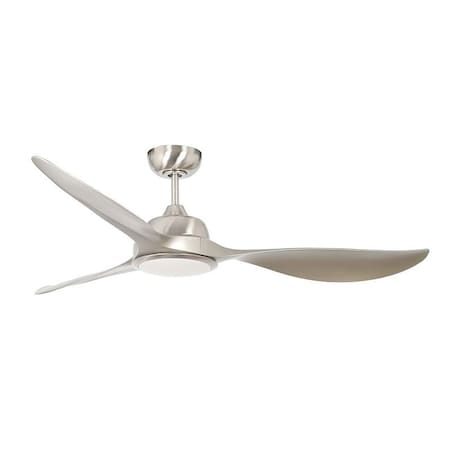 Westgate 56in DC 3-BLADE CEILING FAN AND LIGHT 5CCT 22W REMOTE BN/SIL, 30K/35K/40K/50K/65K WFL-DC-123-RC-3B-56-MCT5-BN-NW