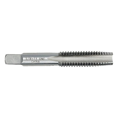 Zoro Select Straight Flute Hand Tap, 5/8"-11, Taper, 4 Flutes, UNC 2LXF3