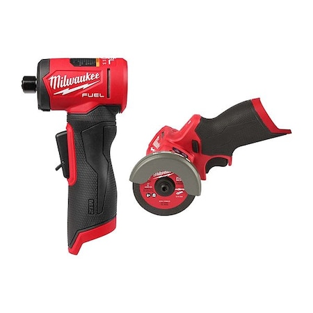 Milwaukee Tool M12 FUEL Die Grinder + Cut Off Tool 3485-20, 2522-20