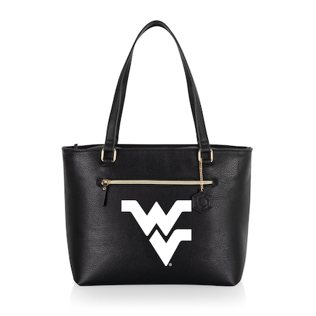 Picnic Time Family Of Brands NCAA West Virginia Mountaineers Uptown Cooler Tote Bag - Insulated Lunch Bag 743-01-179-834-0