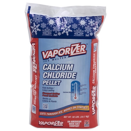 Vaporizer Calcium Chloride Pellet Ice Melt 50 lb VP-CP50BG