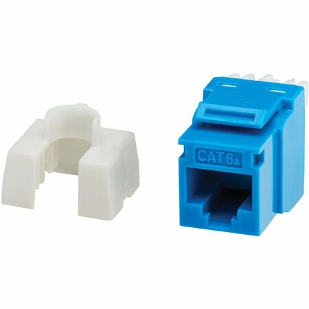 Eaton Tripp Lite Series Cat6a Keystone Jacks, 4PPoE Compliant, 110/Krone, 568A/B, RJ45 Et, 25PK N238-025-BL-6A
